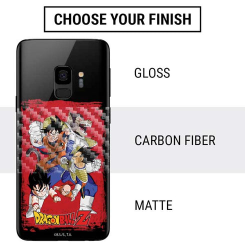 Dragon Ball Z Goku Vs Vegeta Galaxy S9 Skin